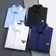 Prada Shirts for Prada long-sleeved shirts for men #A36153