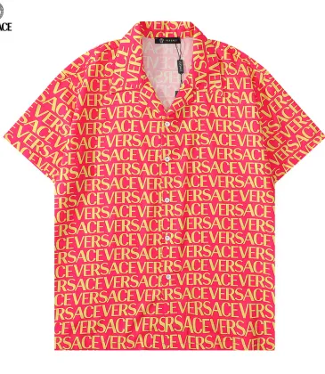 Versace Shirts for Versace Shorts-Sleeveds Shirts For Men #999932195