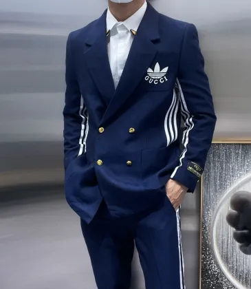 Gucci x Adidas collaboration 2024ss new suit Navy #A34241