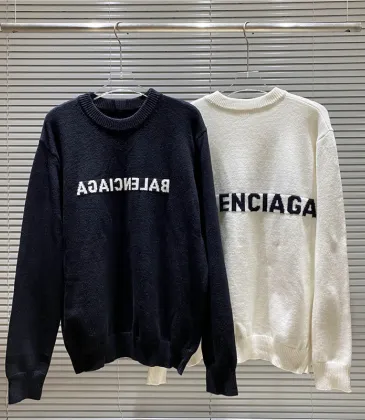 Balenciaga Front and back Logo letters Sweaters for Men #A39313