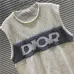 Dior short sleeve sweater White/Navy #A23153