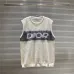 Dior short sleeve sweater White/Navy #A23153