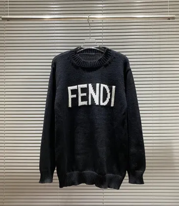 Fendi Sweaters Black/White/brown #999929033