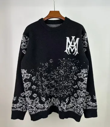 Amiri Sweaters for MEN/Women Black/Red #A23148