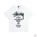  Stussy SS23 World Tour Series Alphabet Print Unisex Short Sleeve T-shirt #A33152