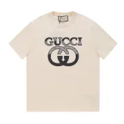 Gucci Letter stitching offset printing couple short-sleeved T-shirts 1:1 Quality EU/US Sizes #999937103