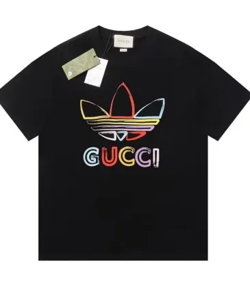 Gucci x Adidas Men/Women T-shirts EUR/US Size 1:1 Quality White/Black #A23158