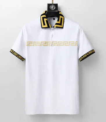 Versace Polo Shirts for Men Black/White #99901672