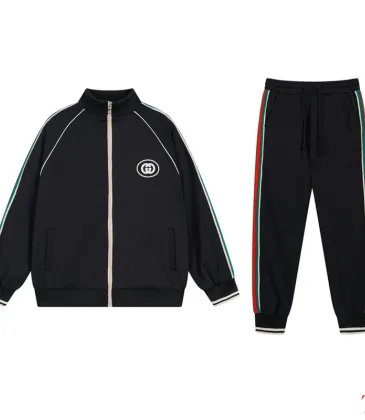 Gucci GG Tracksuit for Men's long tracksuit Black #A44741