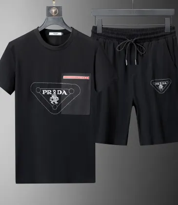 Prada Tracksuits for Prada Short Tracksuits for men #A22504