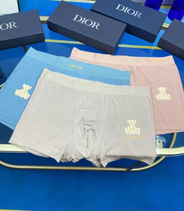 Dior Underwears for Men Soft skin-friendly light and breathable (3PCS) #A24969