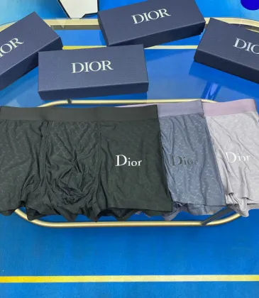 Dior Underwears for Men Soft skin-friendly light and breathable (3PCS) #A24986