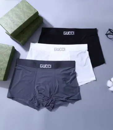 Gucci Underwears for Men Soft skin-friendly light and breathable (3PCS) #A37489