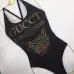 Gucci black cat one-piece swimming suit diamante #9120026