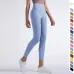 NULS yoga clothing without T-line sports fitness pants women's tight peach beautiful buttocks high waist nude lulu yoga pants #999935024