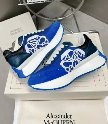 Alexander McQueen Sneakers Sprint Runner in Ocean/navy/black #A30717