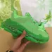 Balenciaga Crystal Sole Triple S Sneakers Mens Womens Casual Shoes Triple Green Yellow Paris 17FW Fashion Casual Platform stylist Shoes #9875243