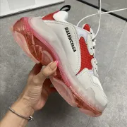 Top Quality Balenciaga triple s Balencia 2-generation visible and transparent crystal air cushion sole made of old thick base Laoda Shoes Size: 35-46 #9874266