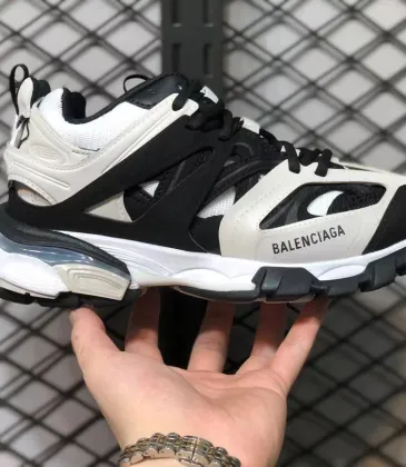 Men's Balenciaga Track Sneaker in grey black and white mesh and suede-like fabric 1:1 Quality #A27382