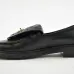 Chanel 2022 Black Quilted Flap Turnlock CC Logo Mule Slip On Flat Loafer Size 35-41 #999925842