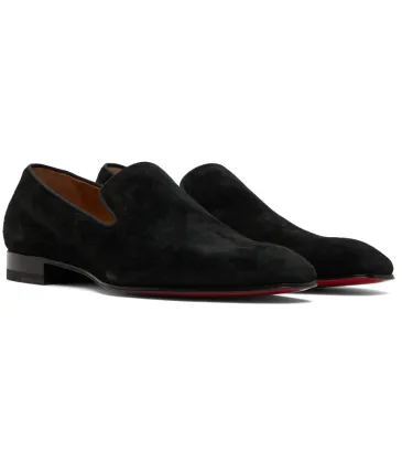 Christian Louboutin Black Dandelion Loafers for Men #999930399