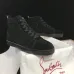 Christian Louboutin Louis Orlato Suede Low/High Top Sneakers Black #999929911