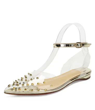 Christian Louboutin Women's CL Flat Shoes #9121715