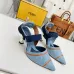 Lais Ribeiro Fendi shoes for Fendi High-heeled shoes for women Heel height 8cm  #A23178