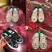 Gucci new vintage Tennis1977 Mickey Apple print sneakers casual Shoes Gucci Unisex Shoes #9874149