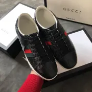 Men's Gucci original top quality Sneakers black #9102065