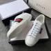 Women Gucci original 1:1 top quality white Sneakers Little bee #9105308