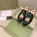 Gucci 2022 new summer leather toe half slippers female horsebit lazy love sandals and slippers wear flat bottom #999924912