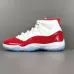 Original Quality AJ 11S Retro White red Air 11 Cherry Men's Casual Walking Sneaker Trainers Basketball Shoes #999930741