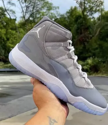 Top Brand Nike Air Jordan 11 &quot;Cool Grey&quot; Casual Basketball Sports Shoes Men's Popular Running  Shoes #999930742