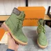 Louis Vuitton x Timberland boots for Louis Vuitton Unisex Shoes 3.5CM #A44157