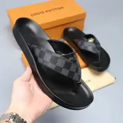 Louis Vuitton Shoes for Men Louis Vuitton Slippers Casual Leather flip-flops #9874784