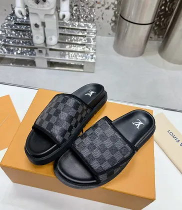 Louis Vuitton Slides Men's Louis Vuitton Slippers #A37748