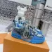 Louis Vuitton Skate Sneakers LV Trainer Blue #A31058