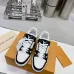 Louis Vuitton Trainer White black Louis Vuitton Monogram Sneakers  #A34893