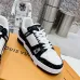 Louis Vuitton Trainer White black Louis Vuitton Monogram Sneakers  #A34893