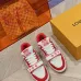 Louis Vuitton Unisex Sneakers Red/White #A27251