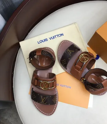 Louis Vuitton High quality leather fabric goat skin Inside Women's sandals #99874232