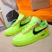 Nike x OFF-WHITE Air Force 1 shoes Green #999928118