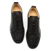 Men's Christian Louboutin black low leathern Sneakers #9115970