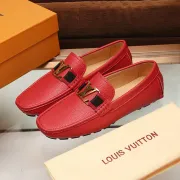 LV leather Shoes for MEN red #999850