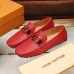 LV leather Shoes for MEN red #999850