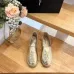 YSL women's espadrilles Flats Black/Gold/White/Pink #A43907