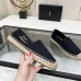 YSL women's espadrilles Flats Black/Gold/White/Pink #A44171