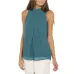 Summer style  chiffon shirt  sleeveless Fabric: Pearl chiffon double layer (8 Colors) S-3XL $9.9 #99904368