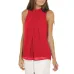 Summer style  chiffon shirt  sleeveless Fabric: Pearl chiffon double layer (8 Colors) S-3XL $9.9 #99904368